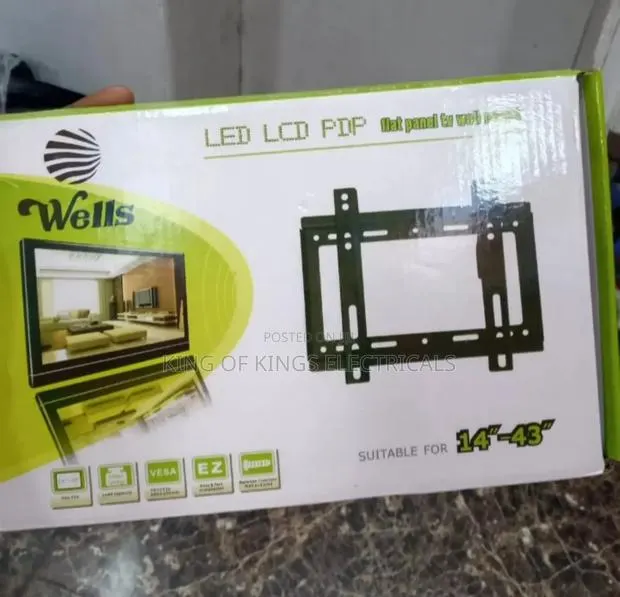 Tv Wall Mount 14–43 Inch – Strong Easy Install · Photo 1