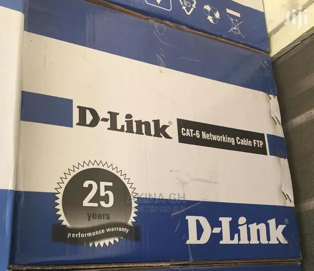 D-Link Cat6 Dlink FTP Cable 305M Black Outdoor · Photo 1