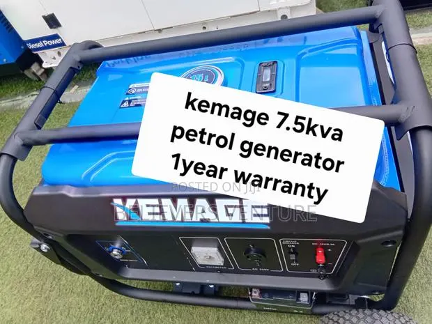 Kemage 7.5KVA Petrol Generator – Quality Power at Its Best · Photo 1