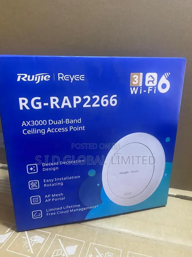Ruijie RG -RAP226 WiFi 6 Ceiling Access Point (Offices,hotel,starlink) · Photo 1