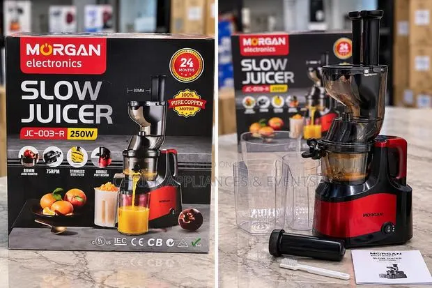 Morgan Jc-003-R Slow Juicer – 250w · Photo 1