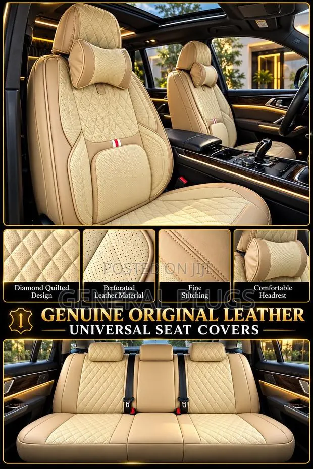 Give Front & Rear Seating a Matching Appearance;5 Seater Leather Cover · Photo 1