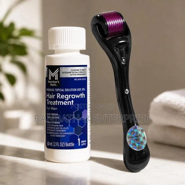 Member’s Mark Minoxidil 5% Hair Treatment & Derma Roller Bundle · Photo 1