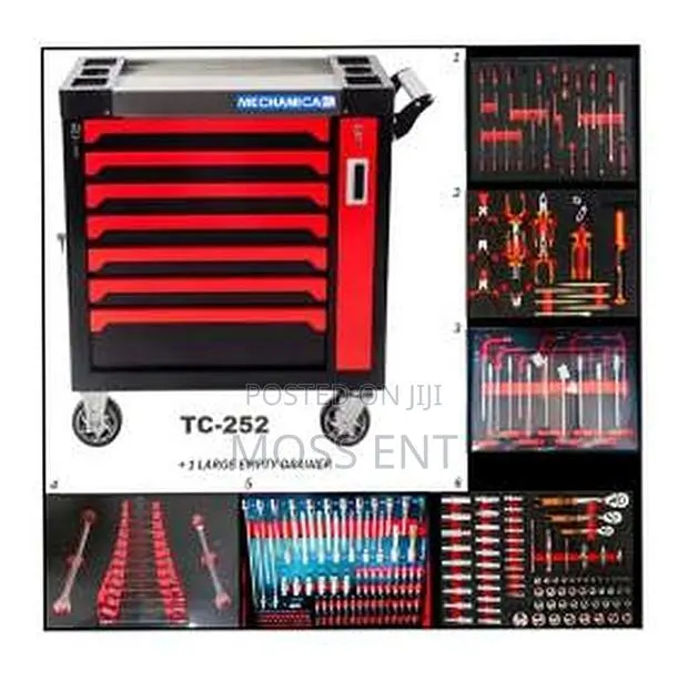 252pcs Tools Cart Trolley With Drawers - Tc-252 · Photo 1