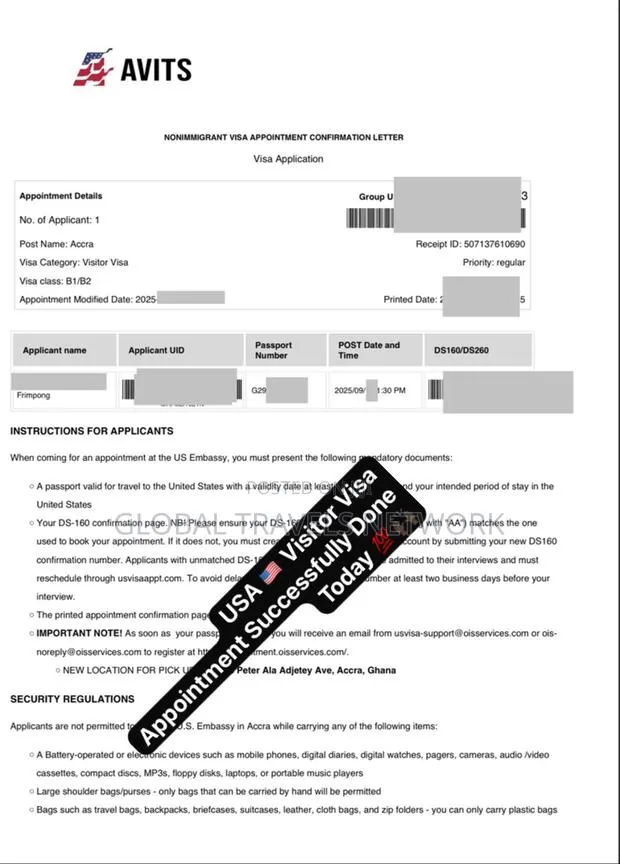 Early Appointment Dates for Usa $ the Schengen States · Photo 1