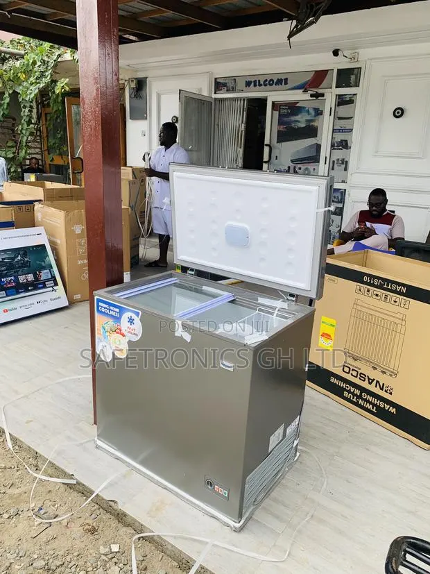 Newest Update Nasco 195l Nas-230sk Chest Freezer Silver · Photo 1