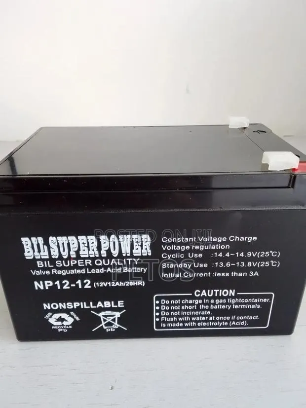 Bil Super Power 12v 12ah Battery · Photo 1