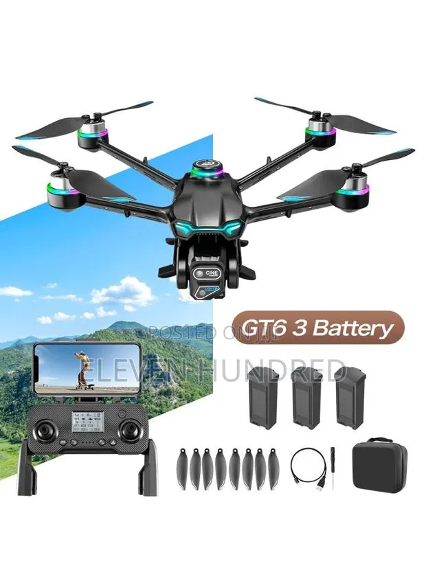 GPS Drone Brushless Quadcopter With HD Camera 3 Battery Version · Photo 1