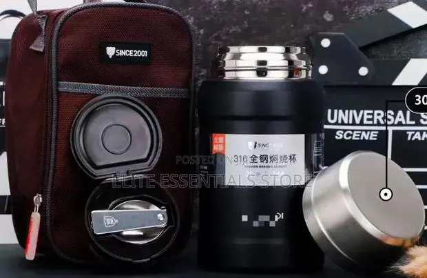 High Quality Food Warmer Flask With Lunch Bag for Kids 800ml · Photo 1