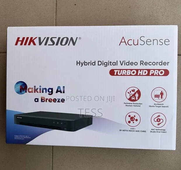 Hikvision 8ch DVR /5mp Lite Acusense Ai Turbo Hd Pro 2024 · Photo 1