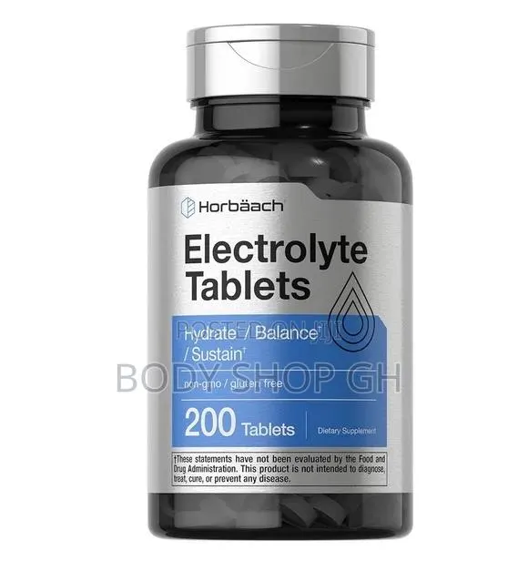Horbäach Electrolyte Tablets | 200 Count | Vegetarian | Keto-Friendly · Photo 1