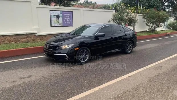 Honda Civic EX Sedan 2020 Black · Photo 1