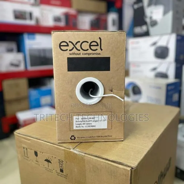 Excel 100-069 Cat6 Utp Cable 305m Grey Colour · Photo 1