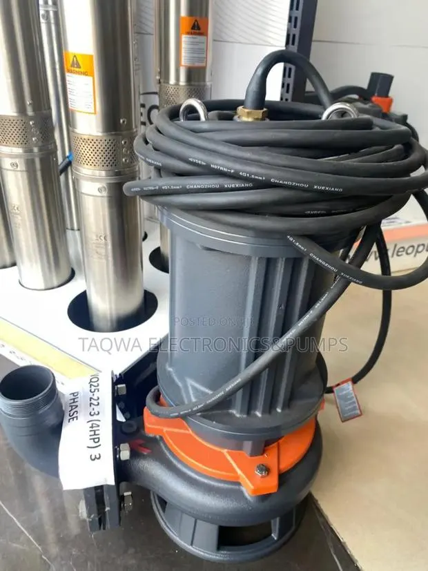 3-Phase - 4hp (65wq25-22-3) Sewage Pump · Photo 1