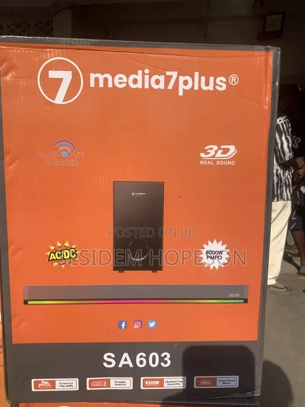 Media7plus SA603 Bluetooth Soundbar Speaker System · Photo 1