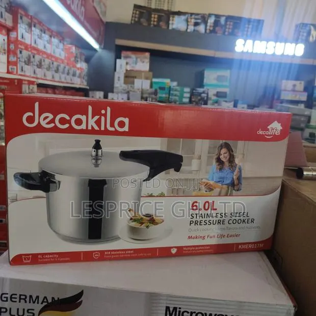 Ultra Modern Decakila Pressure Cooker With 6.0l Capacity · Photo 1