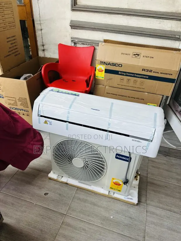 Mesmeric Sleek White Dual Inverter 2.0hp Air Conditioner Nasco · Photo 1