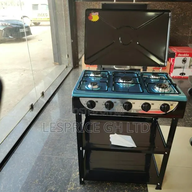 Super Nice and Portable 5 Burner Gas Stove With Shelf From Decakila · Photo 1