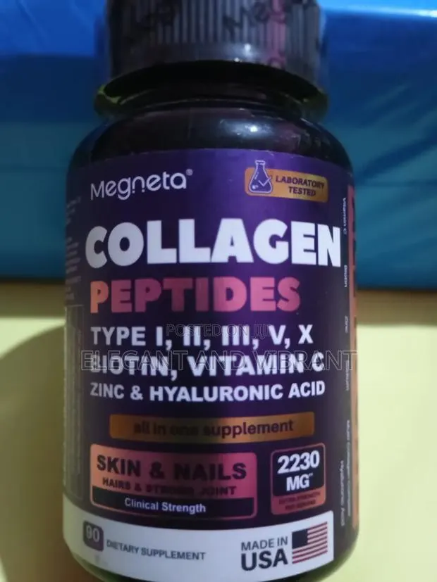Collagen Capsules With Vitamin C,Biotin Zinc|90 Capsules · Photo 1