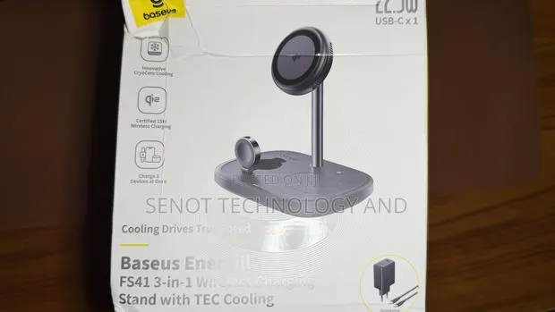 Baseus 3 in 1 Wireless Charger Stand. · Photo 1