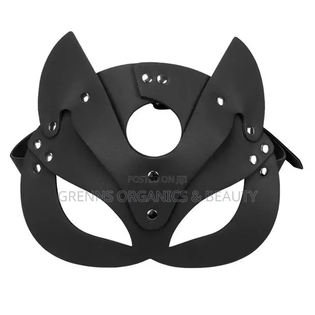 Cat Cosplay Leather BDSM Mask · Photo 1