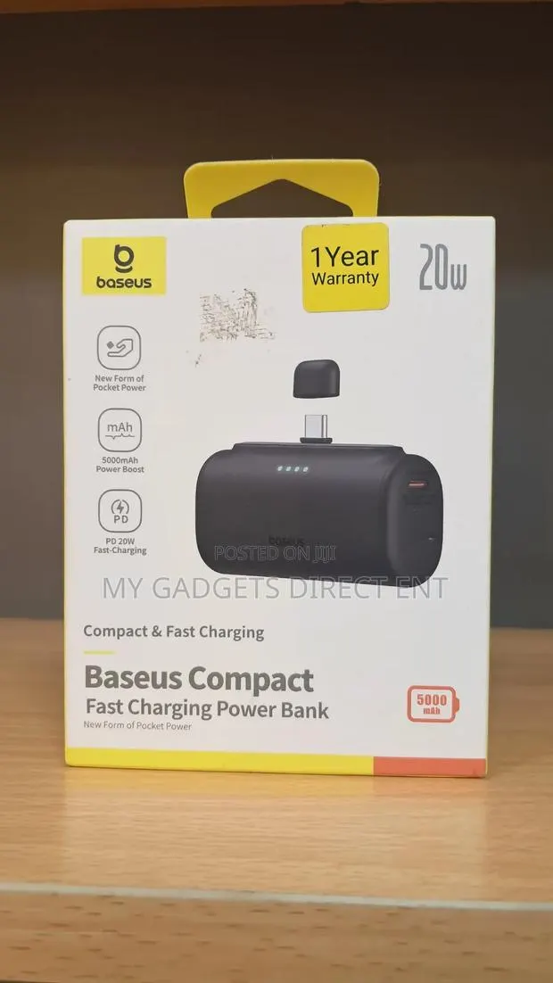 Baseus Compact Fast Charging Power Bank 5000mah · Photo 1