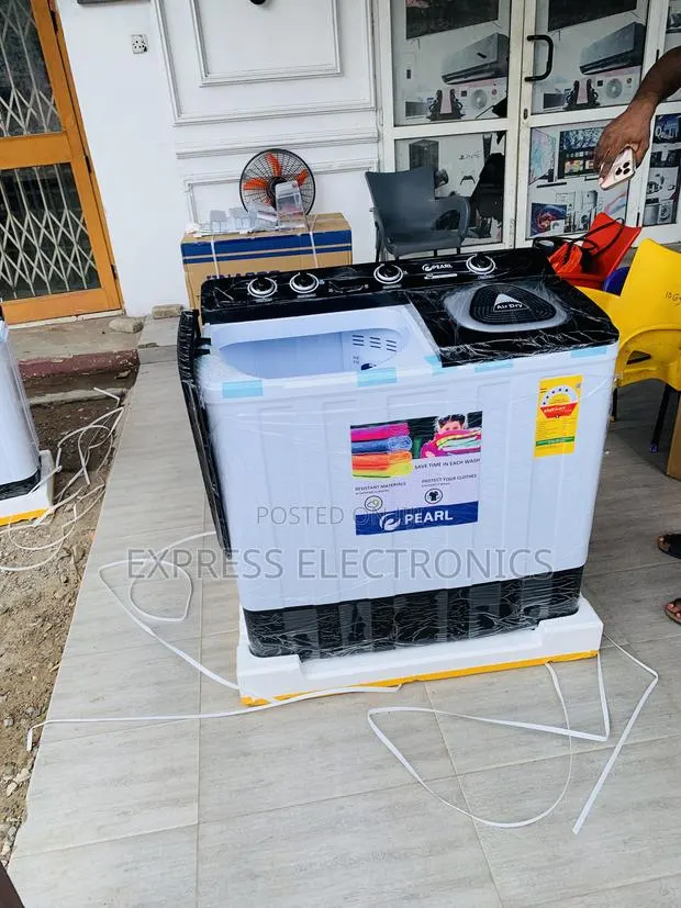 Call and Order Pearl 12KG Twin Tub Semi-Automatic Washing Mac PWM-12TT · Photo 1