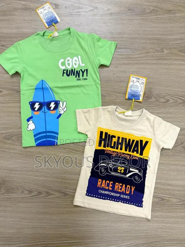 Kids Lemon Design T-Shirt With Key Board ,Age 2years to 10years · Photo 2