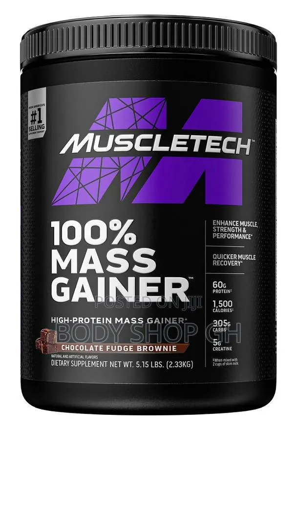 Creatine .+ Whey Super Mass Gainer Protein Powder, Gourmet Vanilla · Photo 1