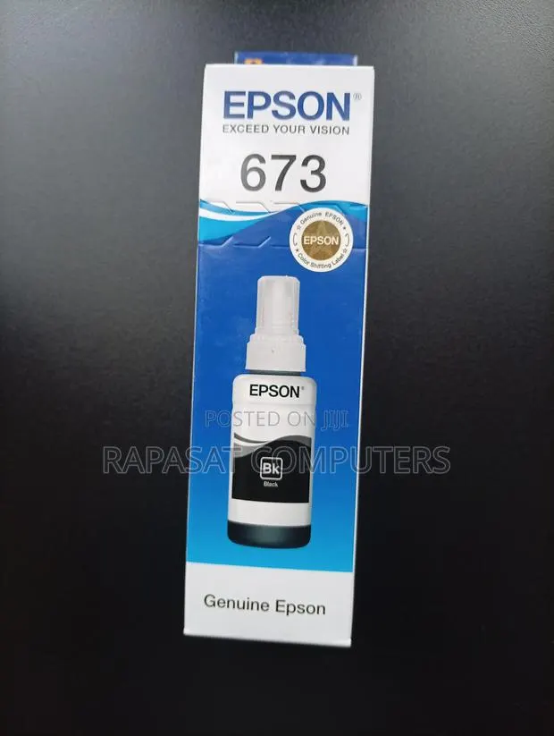 Epson 673 Black Ink Bottle · Photo 1