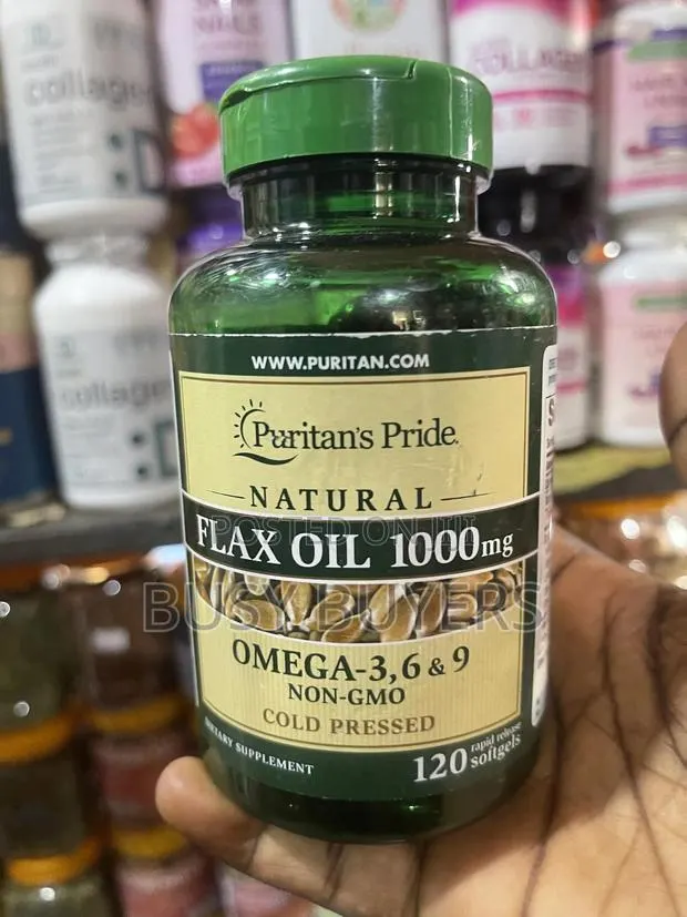 Flax Oil 1000mg Omega-3-6 9 · Photo 1
