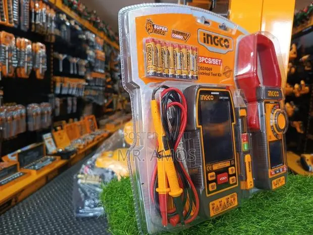 3PC AC/DC Clamp Meter, Multimeter,Voltage Detector Set - COS24069 · Photo 2