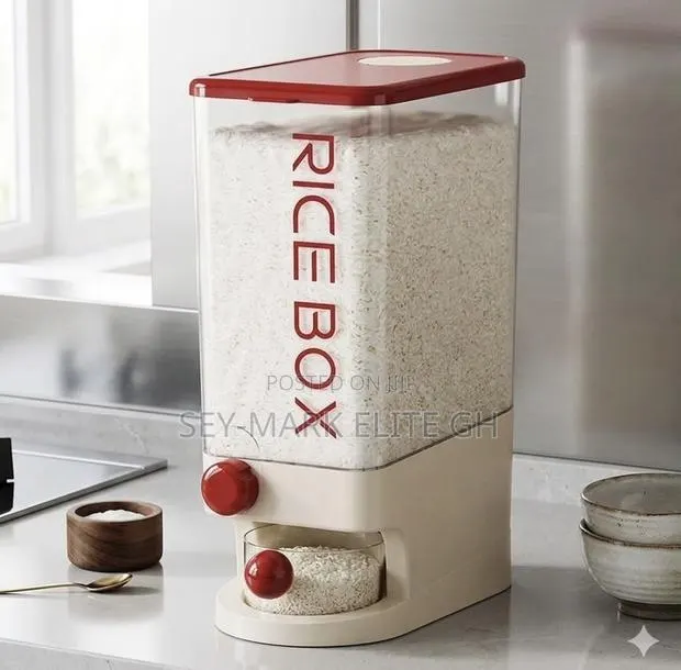 10kg Plastic Rice Dispenser · Photo 1