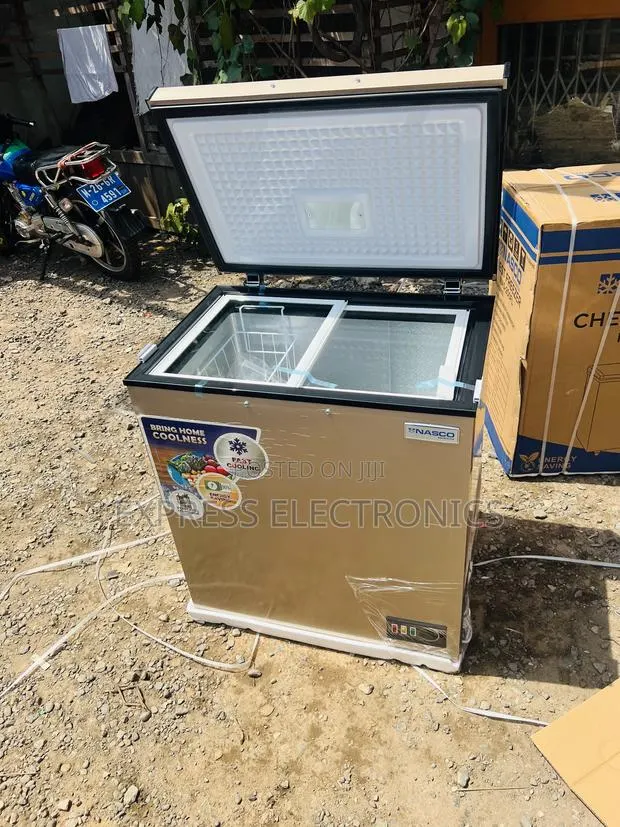 Highly Recommended Chest Gold Single Door Freezer Nasco 150l · Photo 1