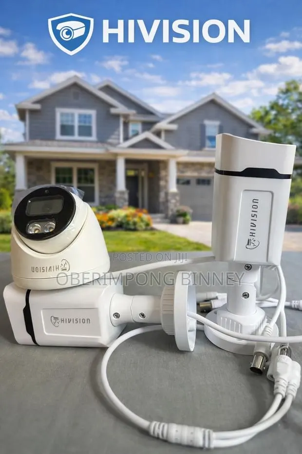 4 Channel Hivision CCTV Kit 2mp Full Coloured · Photo 1