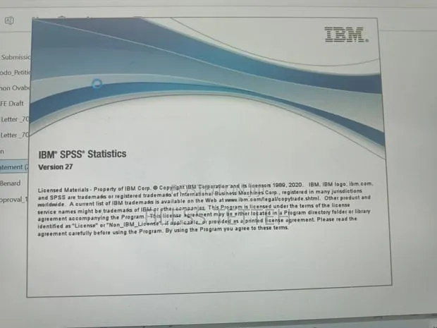 SPSS V27 & Stata · Photo 1