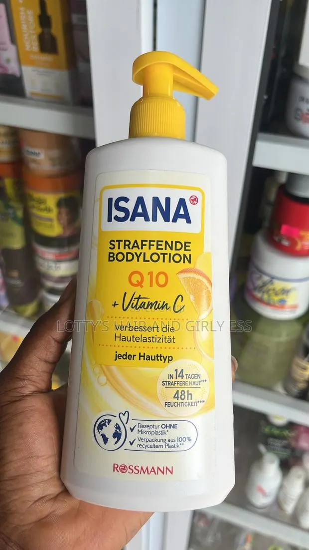 Isana Q10+ Vitamin C Firming Body Lotion · Photo 1