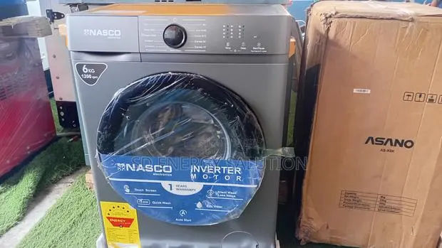 Nasco 6KG Front Load Washer – Durable Stainless Drum · Photo 1