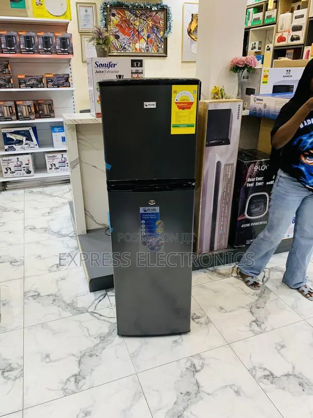 Eco Mode Function Double Door Fridge Pearl 262tix · Photo 1