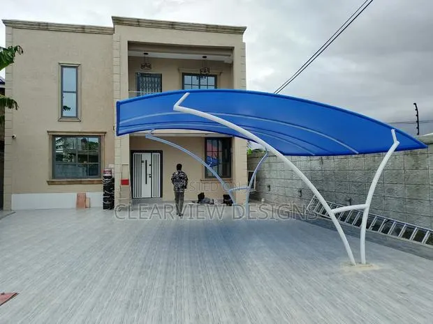 Strong and Sturdy Carport | Car Shade Fabrication Installation · Photo 1