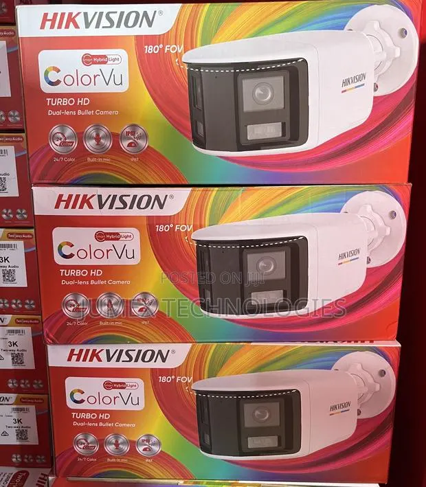 Hikvision Ds-2ce12kf3tp-DLS Analog 3k / 5mp Colorvu Camera 2way Audio · Photo 1