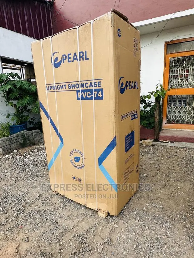 PVC-74 Newly Sealed Pearl Display Vertical Fridge · Photo 1
