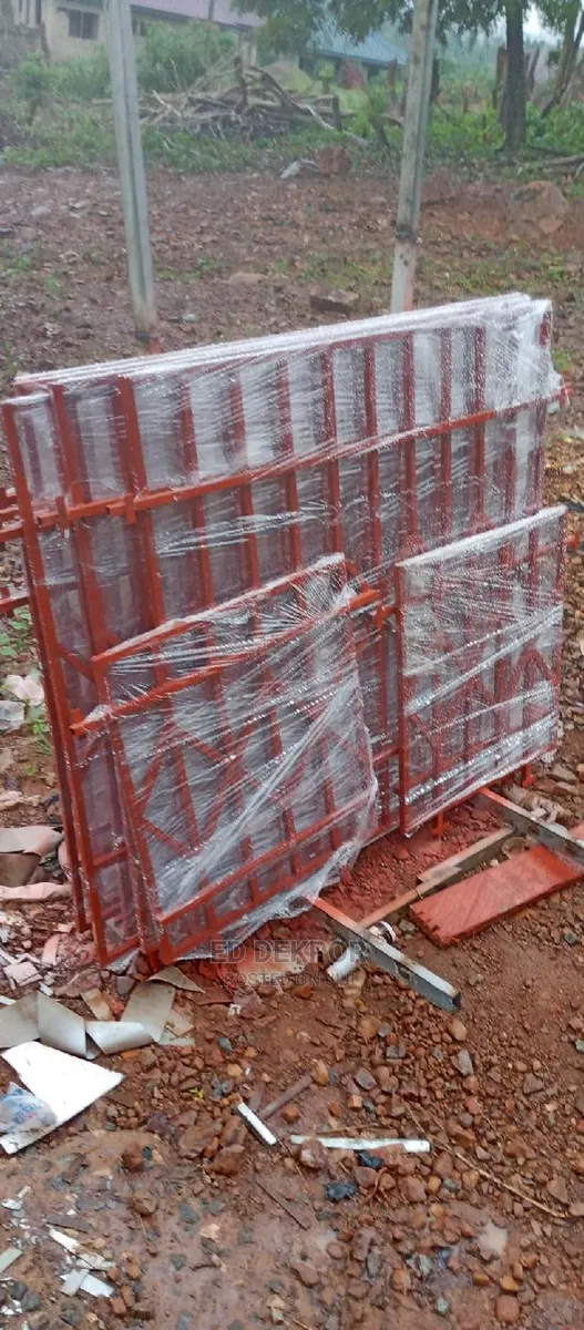 Red Metal Burglaproof Window · Photo 1