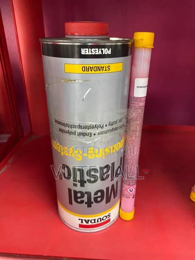 Soudal Metal Plastic Standard Polyester Putty Gray 3kg - Sou · Photo 1
