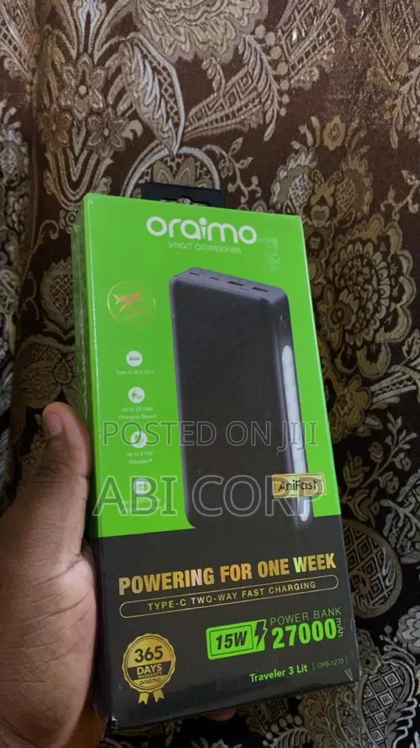 Oraimo Traveler 3 Lit Powerbank · Photo 1