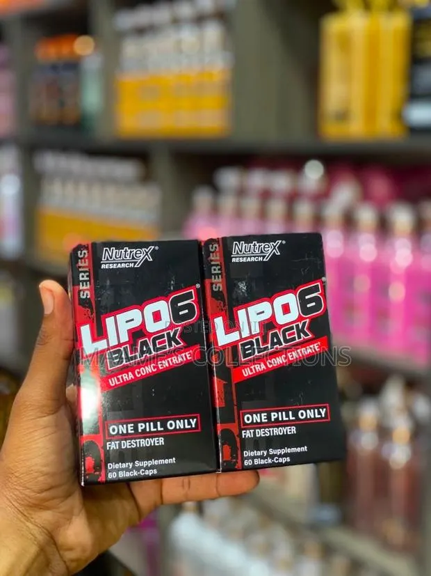 Lipo 6 Black Ultra Concentrate 60 Capsules, Nutrex, Fat Burner · Photo 1