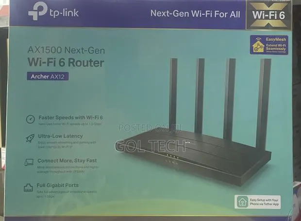 TP-Link AX1500 Next-Gen WiFi 6 Router · Photo 1