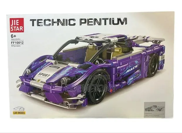 Jie Star Technic Pentium Purple Sports Car Model · Photo 3