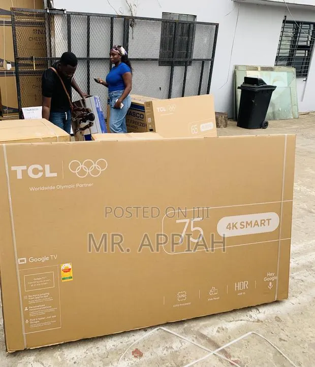 Original TCL 75” Uhd 4k Smart Android Television(Remote Control) · Photo 1