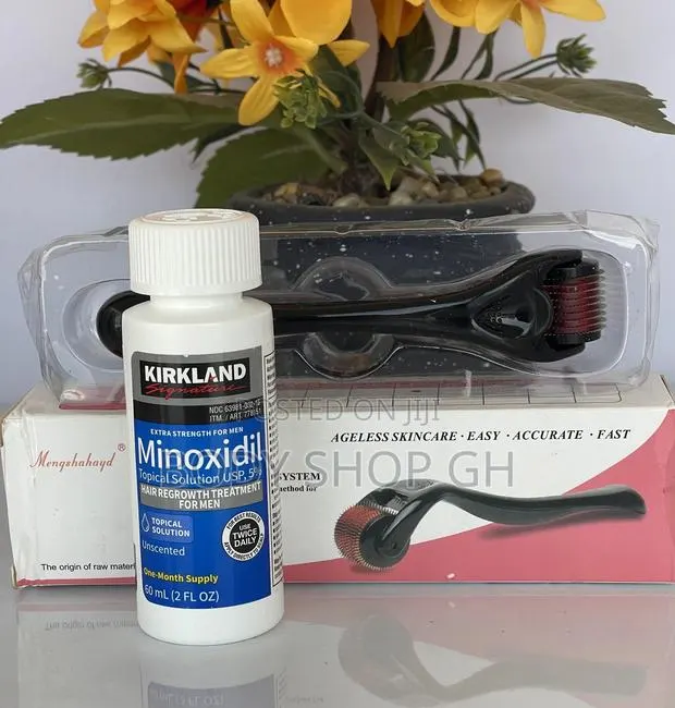 Kirkland - Original Kirkland Minoxidil 5% + Derma Roller · Photo 1